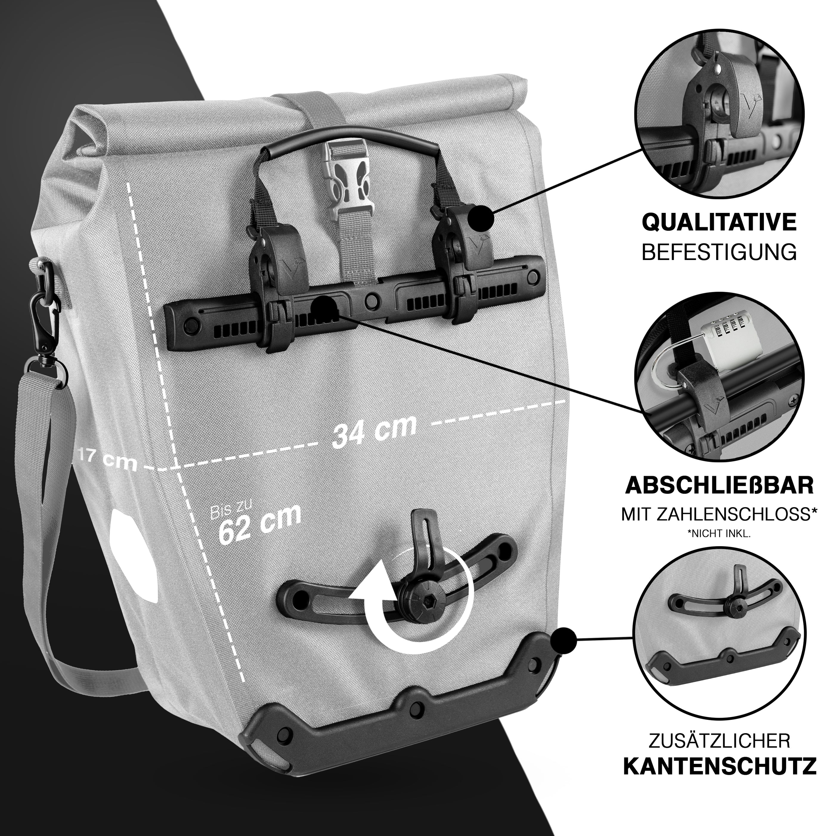 VALKENTAL Gepäckträgertasche ValkOcean