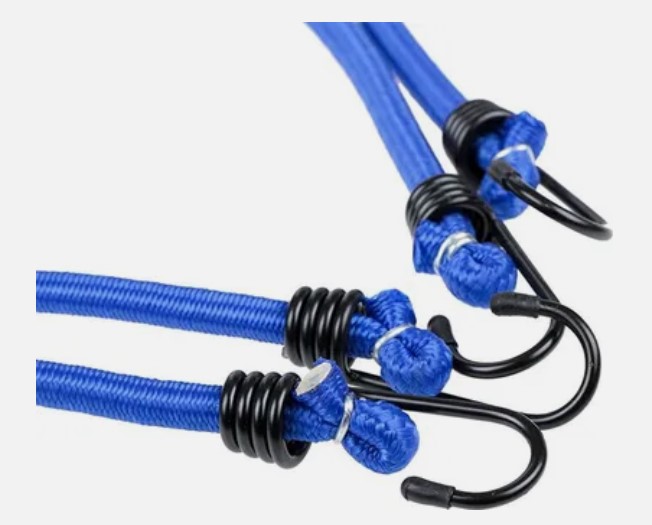 Gepäckgurt mit Haken 1000 mm blau