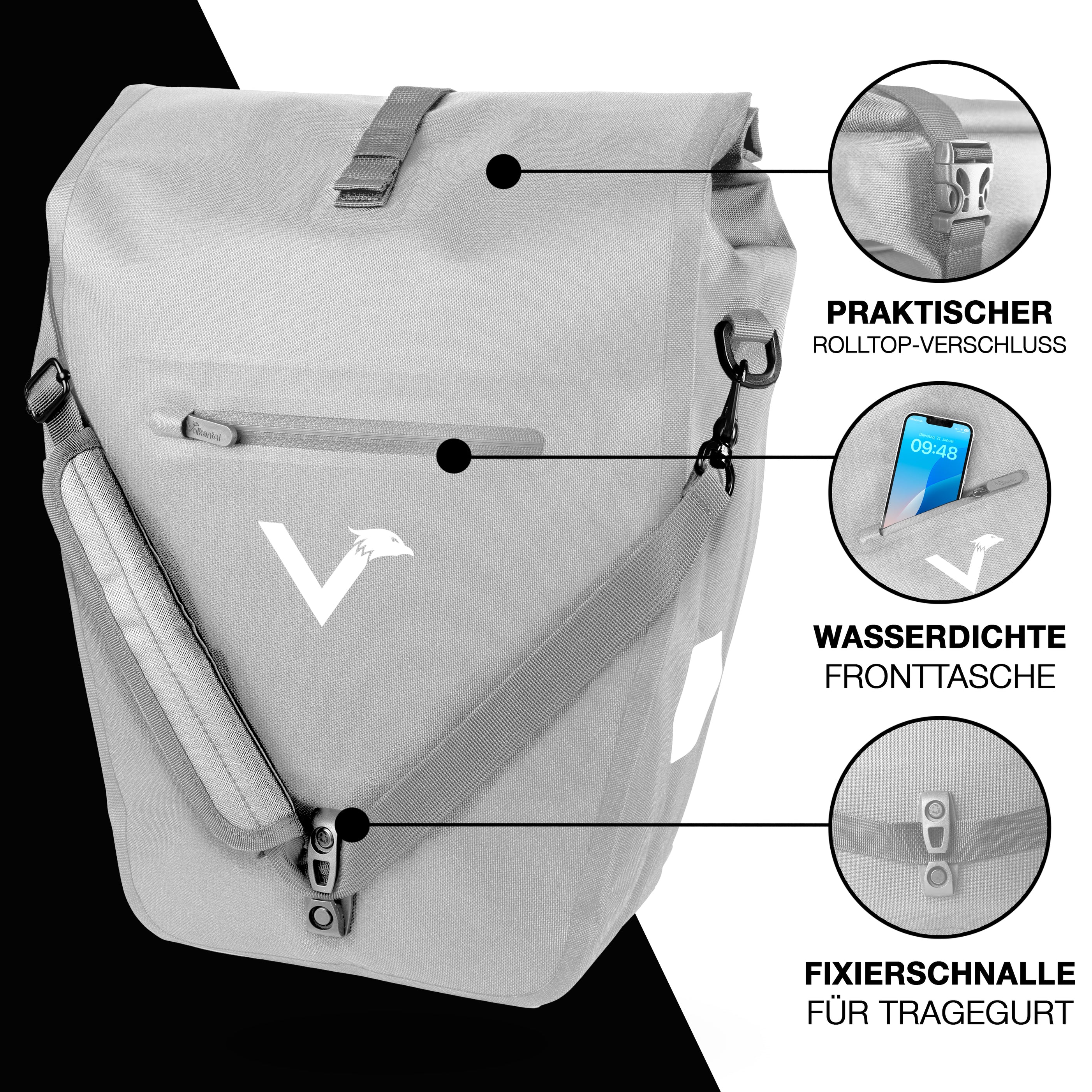 VALKENTAL Gepäckträgertasche ValkOcean