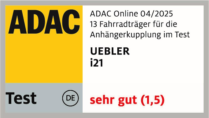 UEBLER Heckträger i21 Z60 für 2 Räder