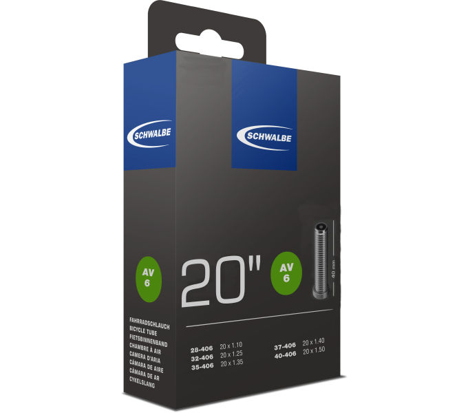 SCHWALBE Schlauch 20" AV6 40mm