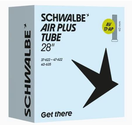 SCHWALBE Schlauch Air Plus 28" AV17AP 40 mm
