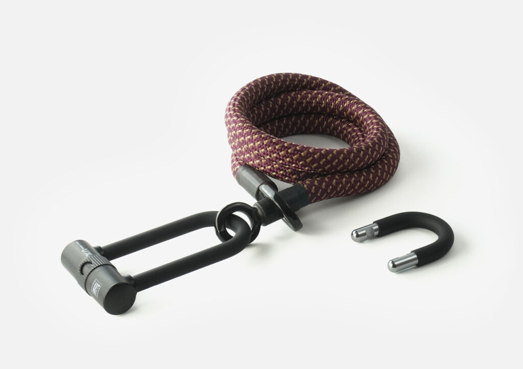 TEX-LOCK Seilschloss + Bügelschloss eyelet L 160cm TEX-LOCK Seilschloss + Bügelschloss eyelet L 160cm