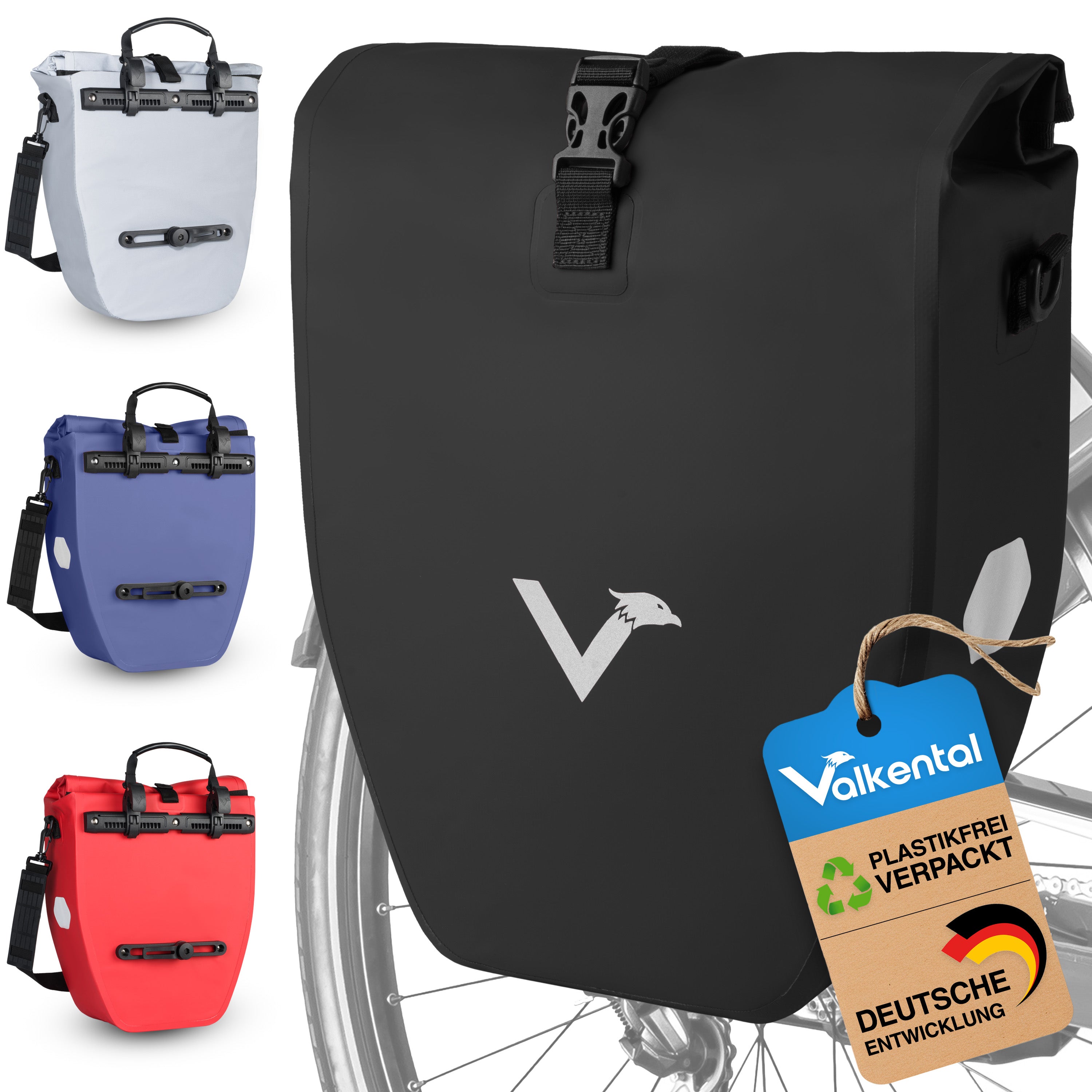 VALKENTAL Gepäckträgertasche ValkBasic 20 Liter