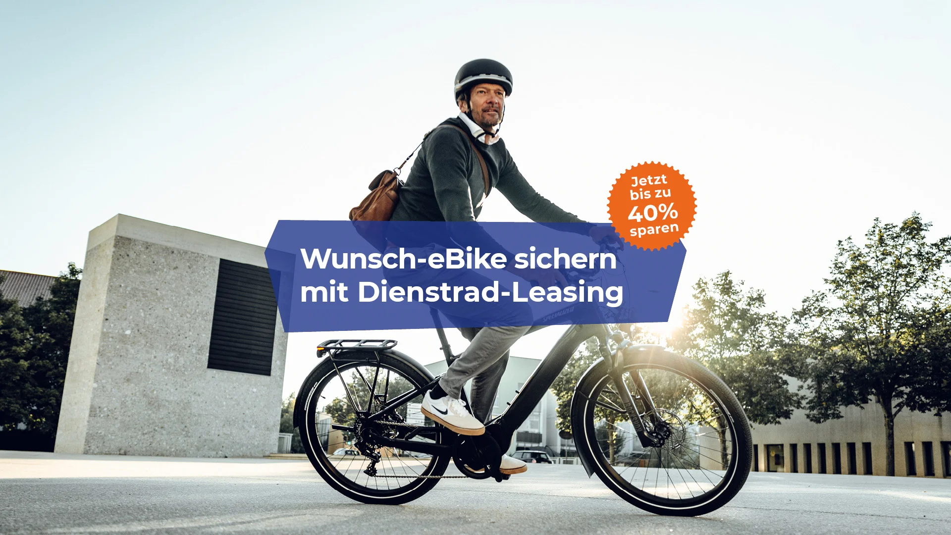 Wunsch-eBike sichern mit Dienstrad-Leasing, jetzt bis zu 40 % sparen