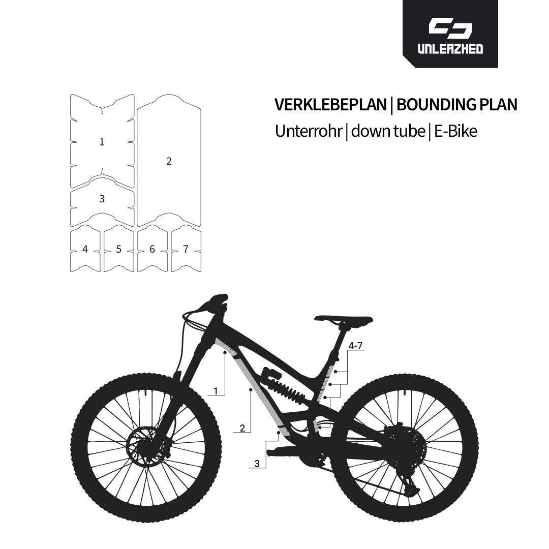 UNLEAZHED Schutzfolie frame Clear matt L