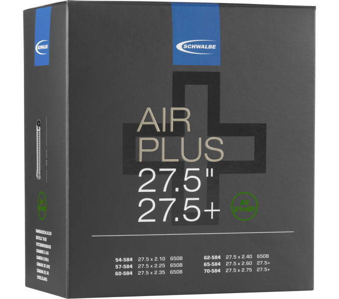 SCHWALBE Schlauch Air Plus 27,5" AV21+AP 40mm SCHWALBE Schlauch Air Plus 27,5" AV21+AP 40mm