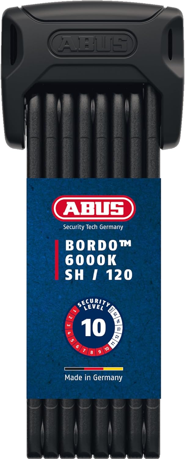 ABUS Faltschloss Bordo Big XPlus 6000K/120 black ABUS Faltschloss Bordo Big XPlus 6000K/120 black