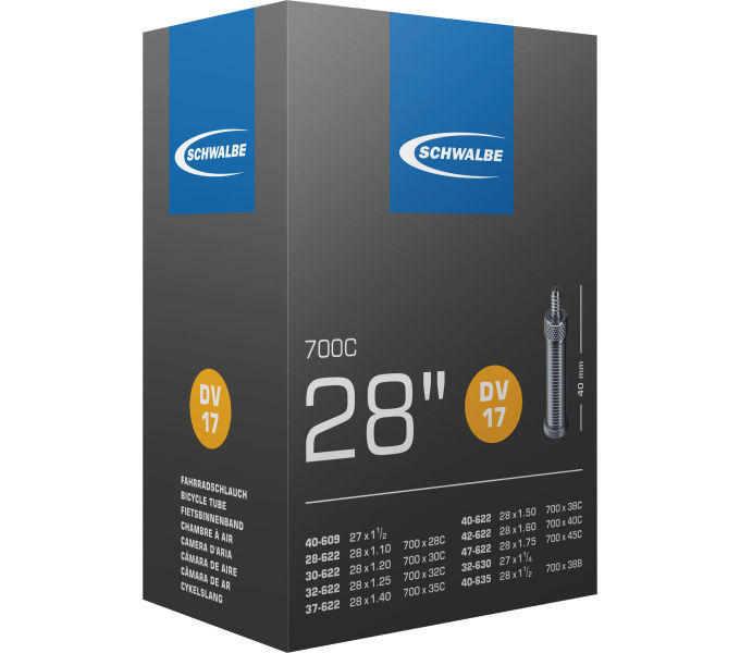 SCHWALBE Schlauch 28" DV17 40mm SCHWALBE Schlauch 28" DV17 40mm