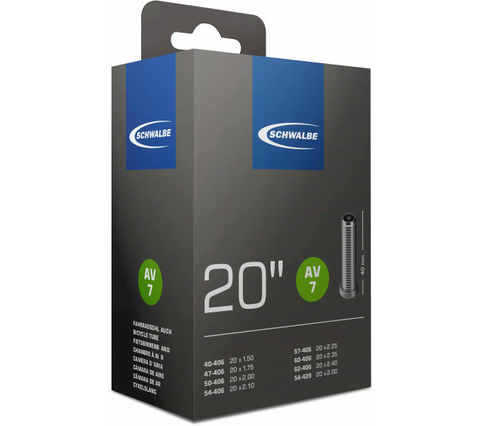 SCHWALBE Schlauch 20" AV7 40mm
