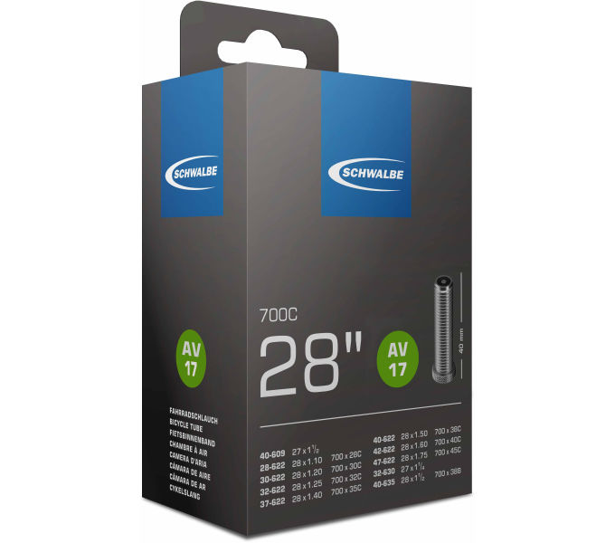 SCHWALBE Schlauch 28" AV17 40mm SCHWALBE Schlauch 28" AV17 40mm