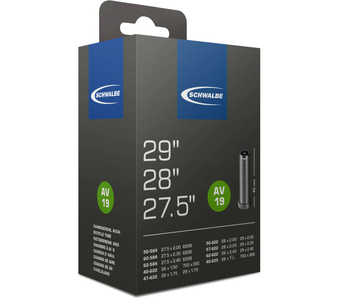 SCHWALBE Schlauch 29" 28" 27,5" AV19 40mm SCHWALBE Schlauch 29" 28" 27,5" AV19 40mm